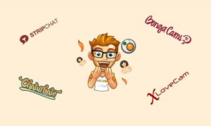 A banner of DPCams and its sex chat network